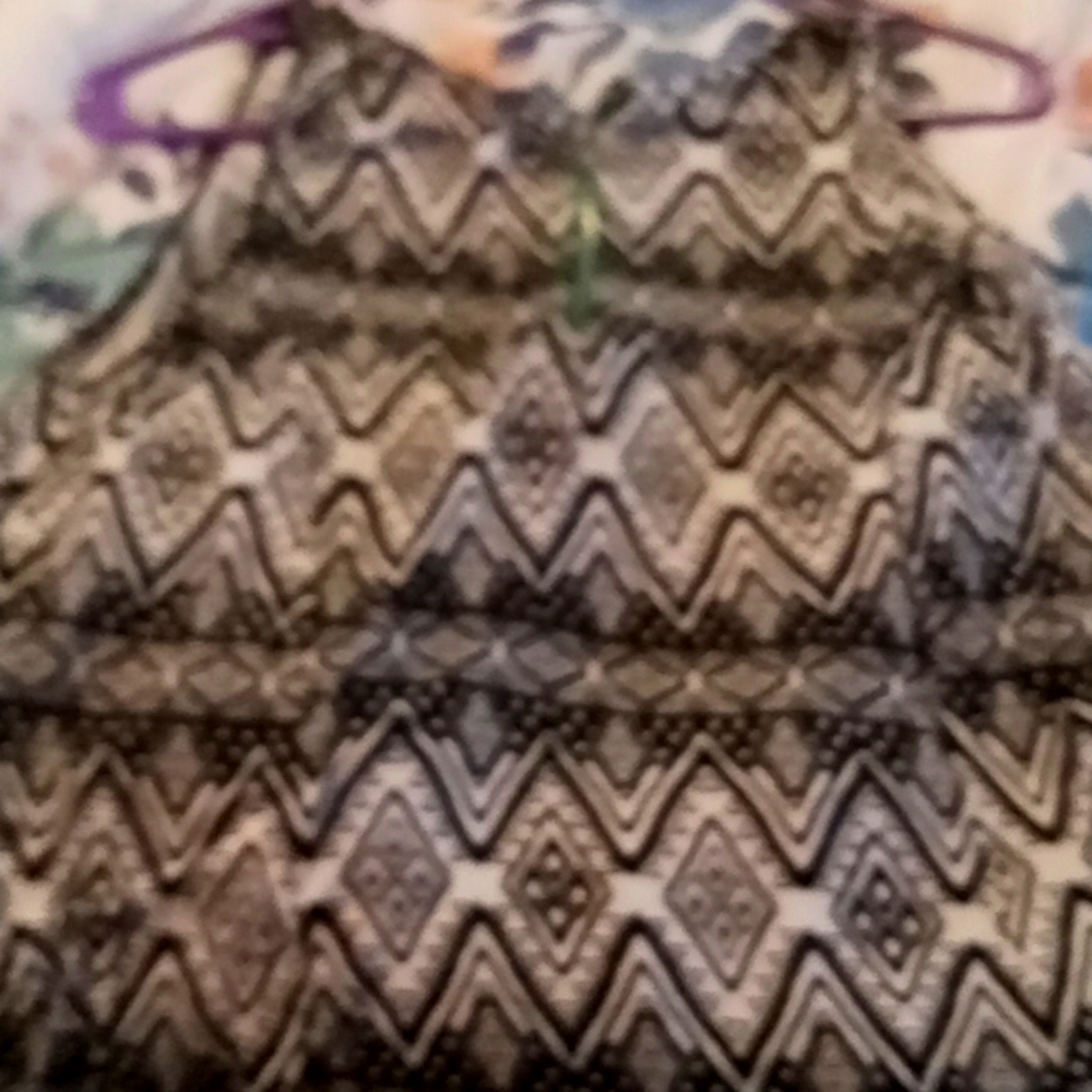 Diamond pattern Tank Top